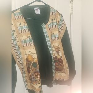 *XL Jerzees Button Up Sweater